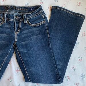 L.A Idol USA JEANS - low rise flare jeans -